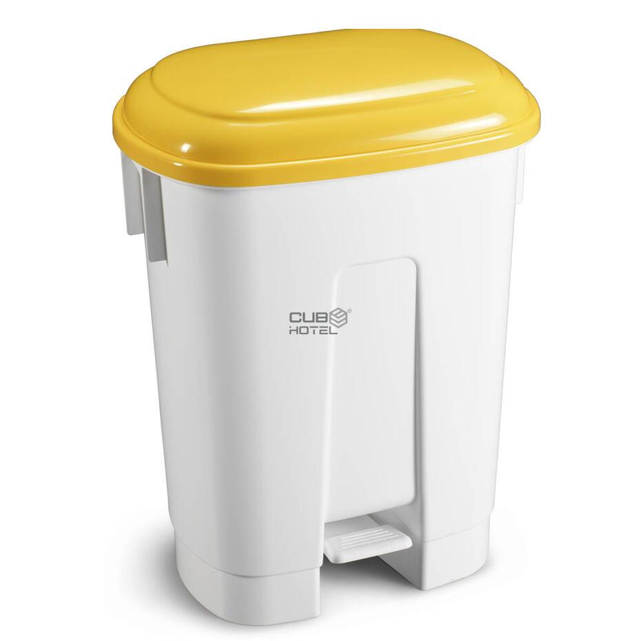 Derby - 60 Lt Bin With Pedal And Yellow Lid